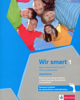 Wir Smart 1. Smartbook. Język niemiecki. Zeszyt ćwiczeń. Poziom rozszerzony. Klasa 4-6. Szkoła podstawowa okładka