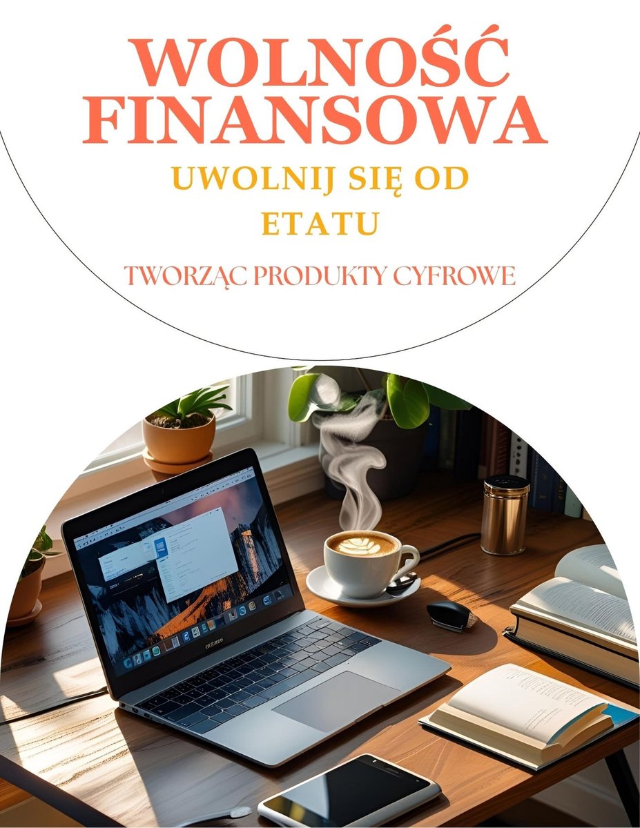 Wolność finansowa uwolnij się od etatu tworząc produkty cyfrowe okładka