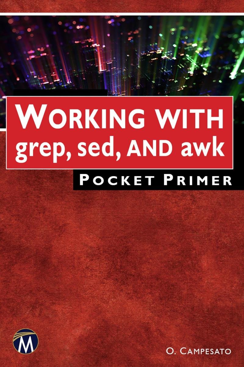 Working with grep, sed, and awk pocket primer okładka