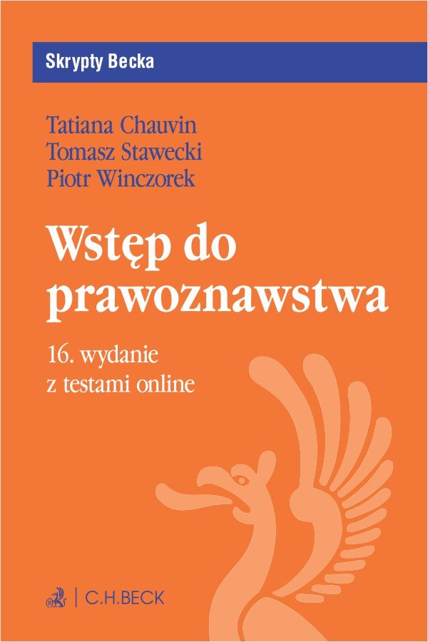 Wstęp do prawoznawstwa z testami online okładka