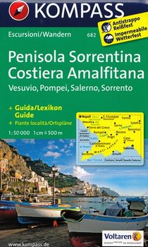 Wybrzeże Amalfitańskie, Półwysep Sorrento. Mapa 1:50 000 okładka