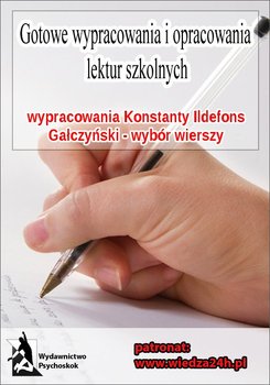Wypracowania Konstanty Ildefons Gałczyński - wybór wierszy okładka