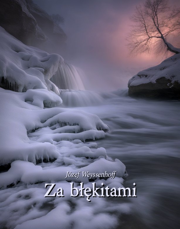 Za błękitami okładka