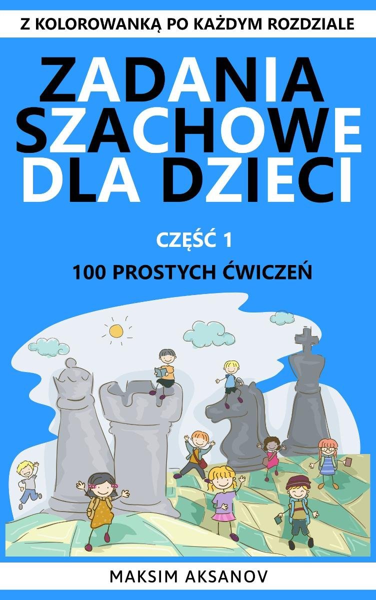 Zadania szachowe dla dzieci okładka