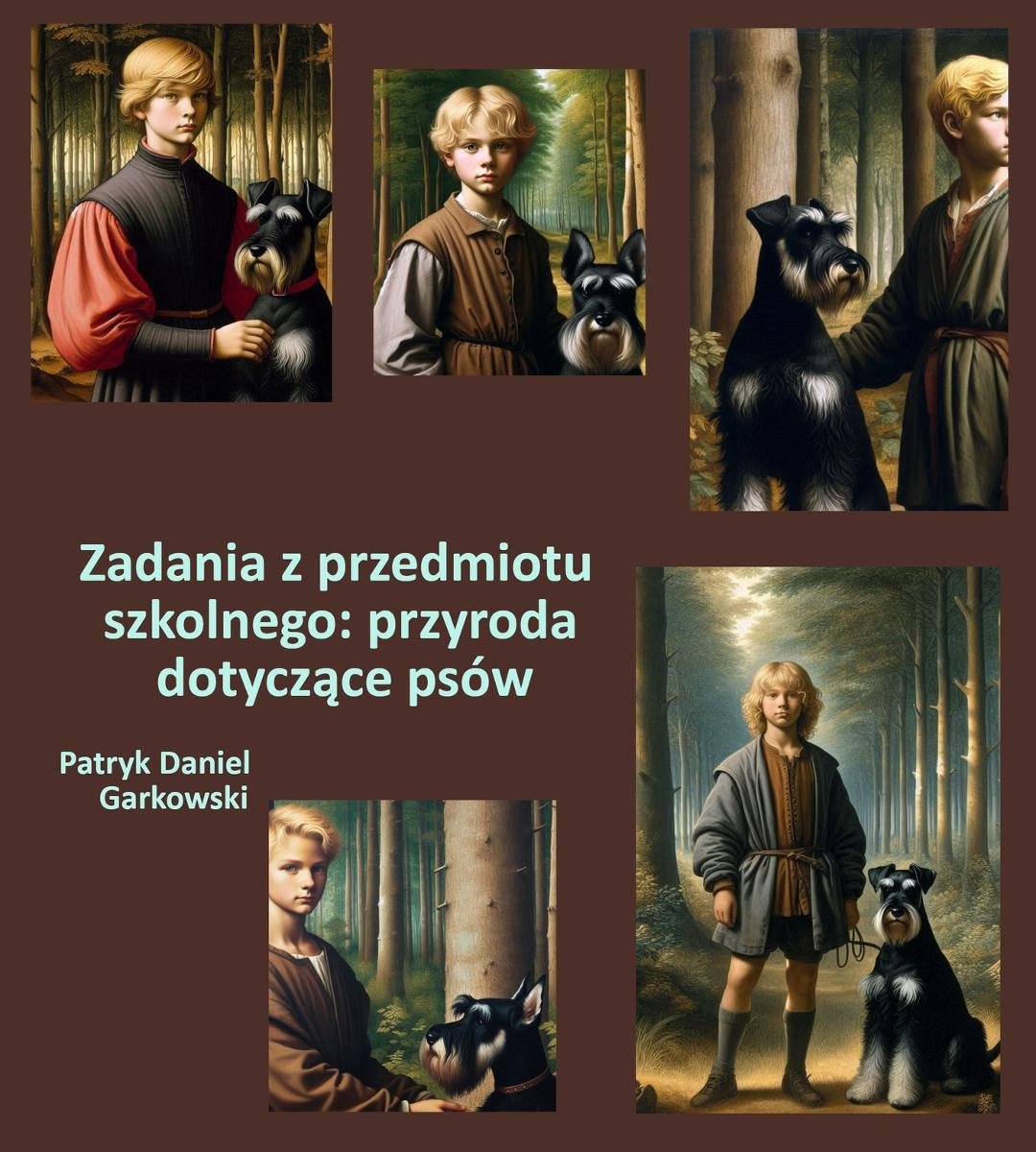 Zadania z przedmiotu szkolnego: przyroda dotyczące psów okładka