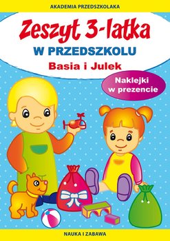 Zeszyt 3-latka Basia i Julek W przedszkolu okładka