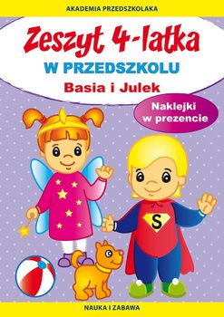 Zeszyt 4-latka Basia i Julek W przedszkolu okładka