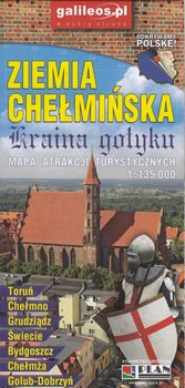 Ziemia Chełmińska. Mapa atrakcji turystycznych 1:135 000 okładka