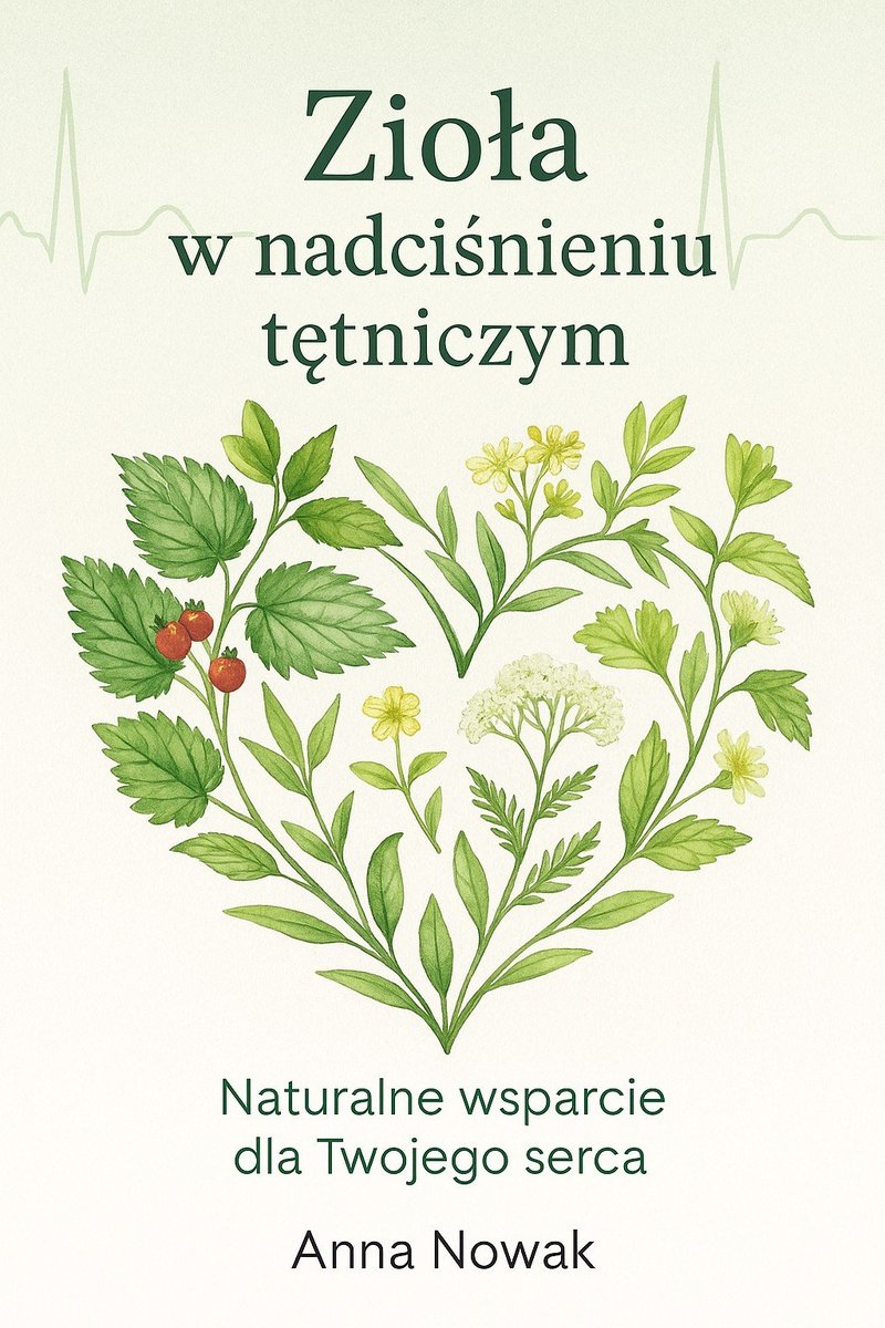 Zioła w nadciśnieniu tętniczym. Naturalne wsparcie dla Twojego serca okładka