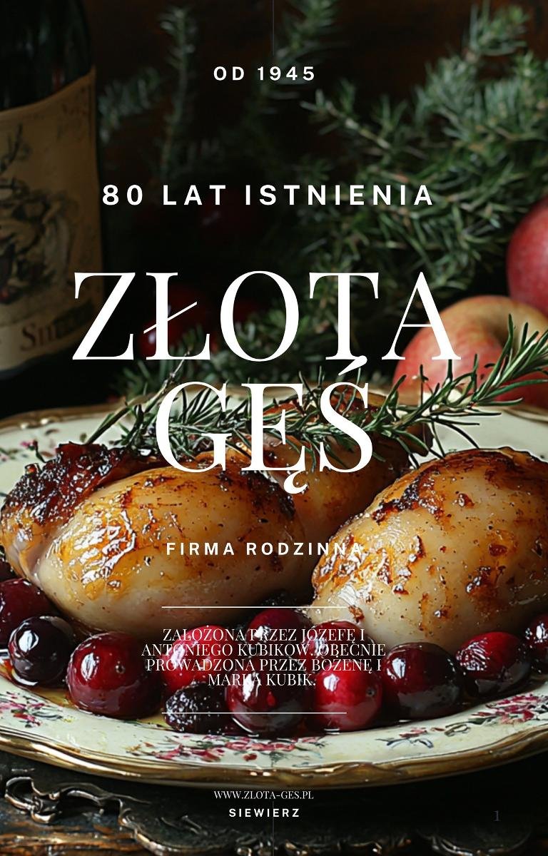 Złota Gęś. 80-lat istnienia okładka