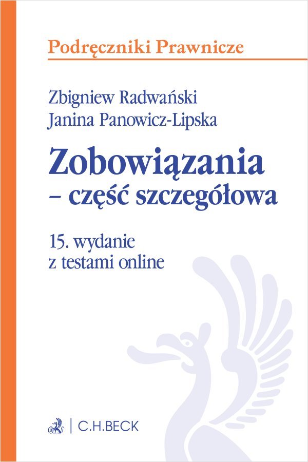 Zobowiązania - część szczegółowa z testami online okładka