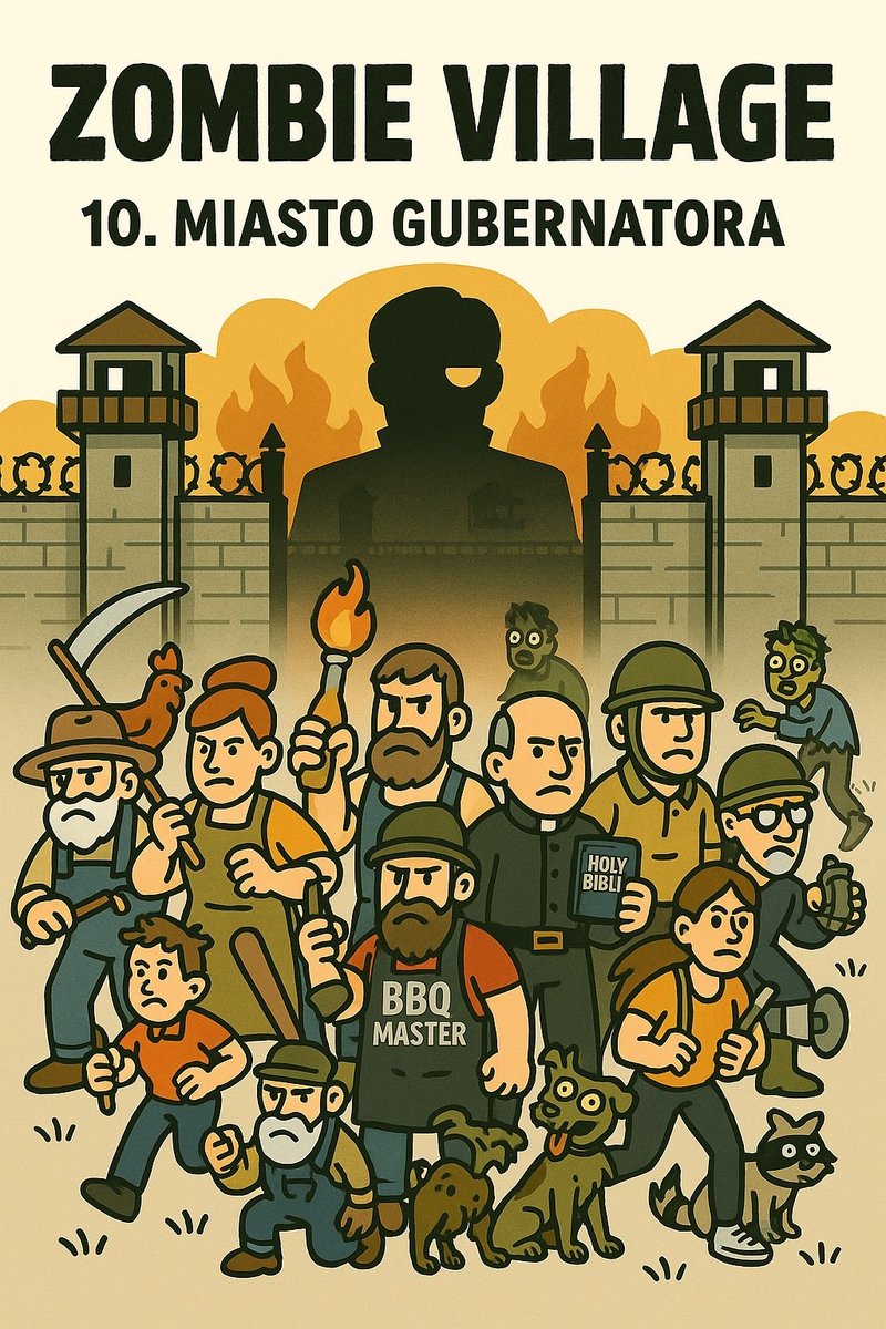 Zombie Village: 10. Miasto Gubernatora okładka