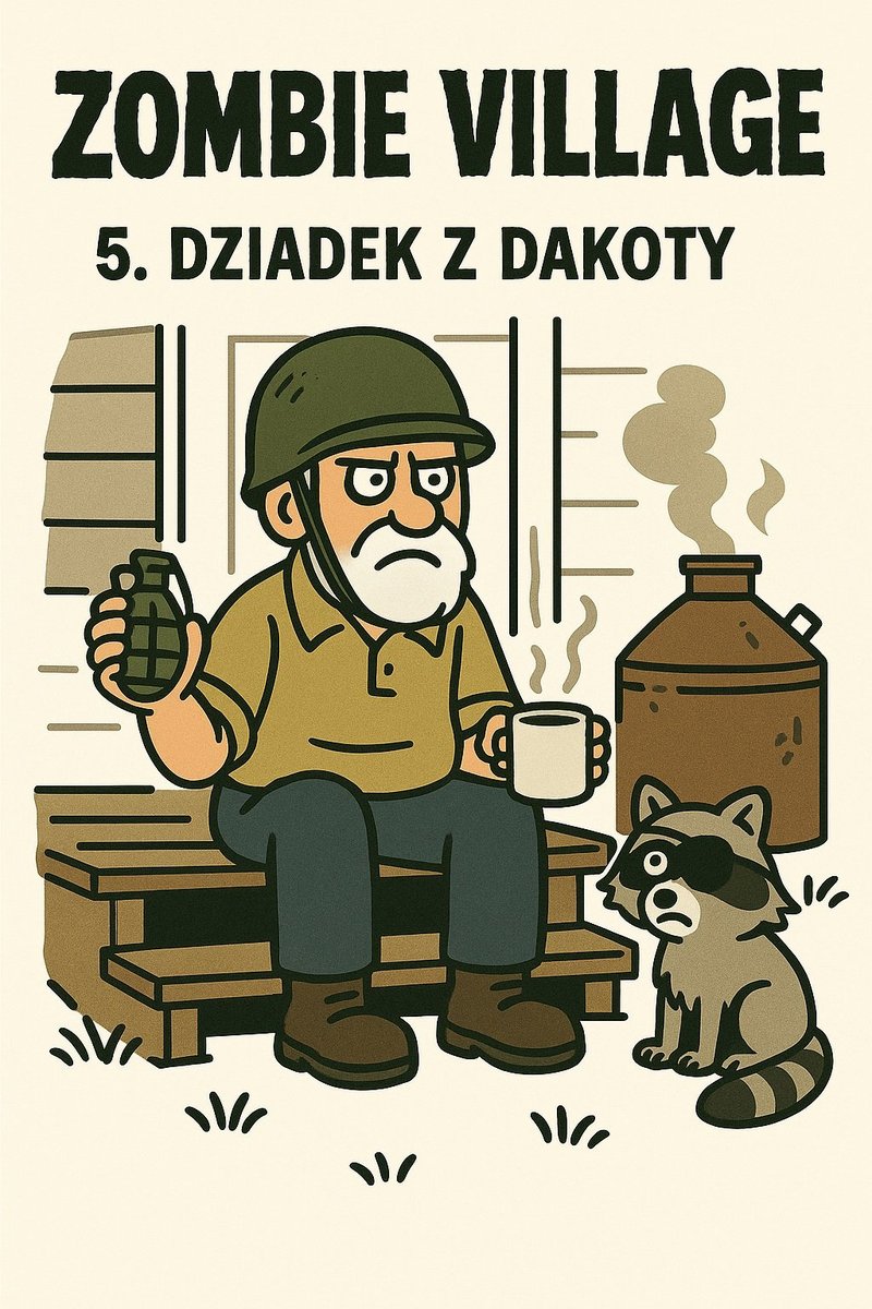 Zombie Village: 5. Dziadek z Dakoty okładka