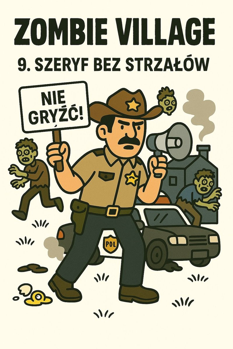 Zombie Village: 9. Szeryf bez strzał��w okładka