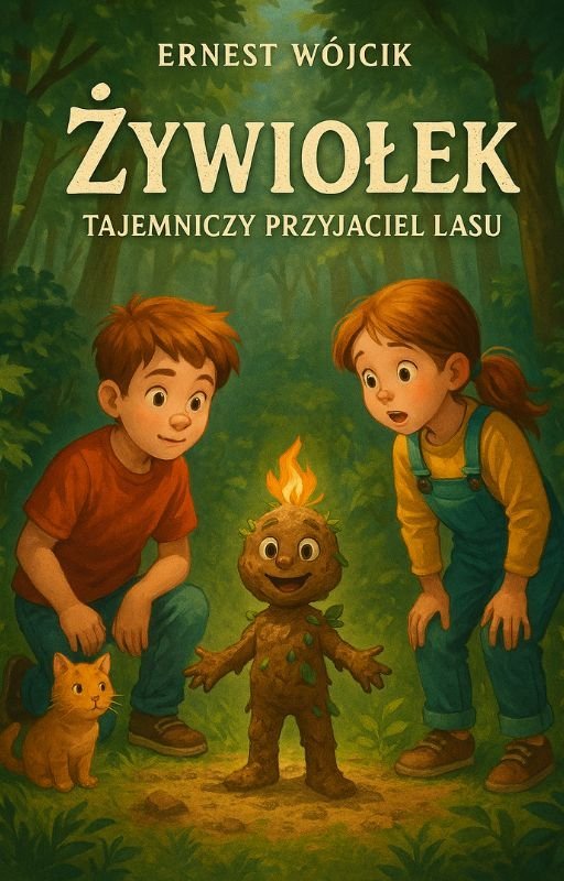 Żywiołek. Tajemniczy przyjaciel lasu! e-book + zeszyt do kolorowania okładka
