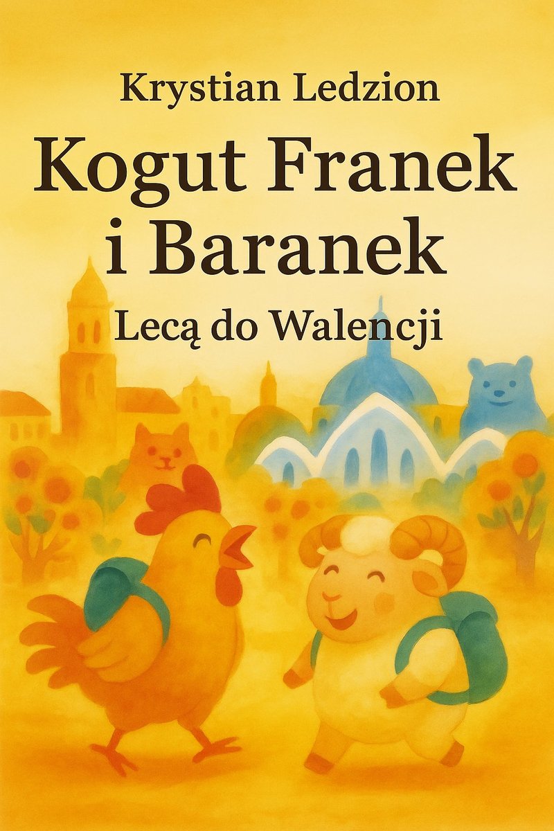 [e-book] Kogut Franek i Baranek lecą do Walencji Krystian Ledzion - ebook EPUB cover